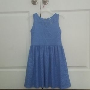 A blue dress for toddlers girls